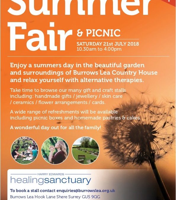 Healing Sanctuary Summer Fair & Picnic