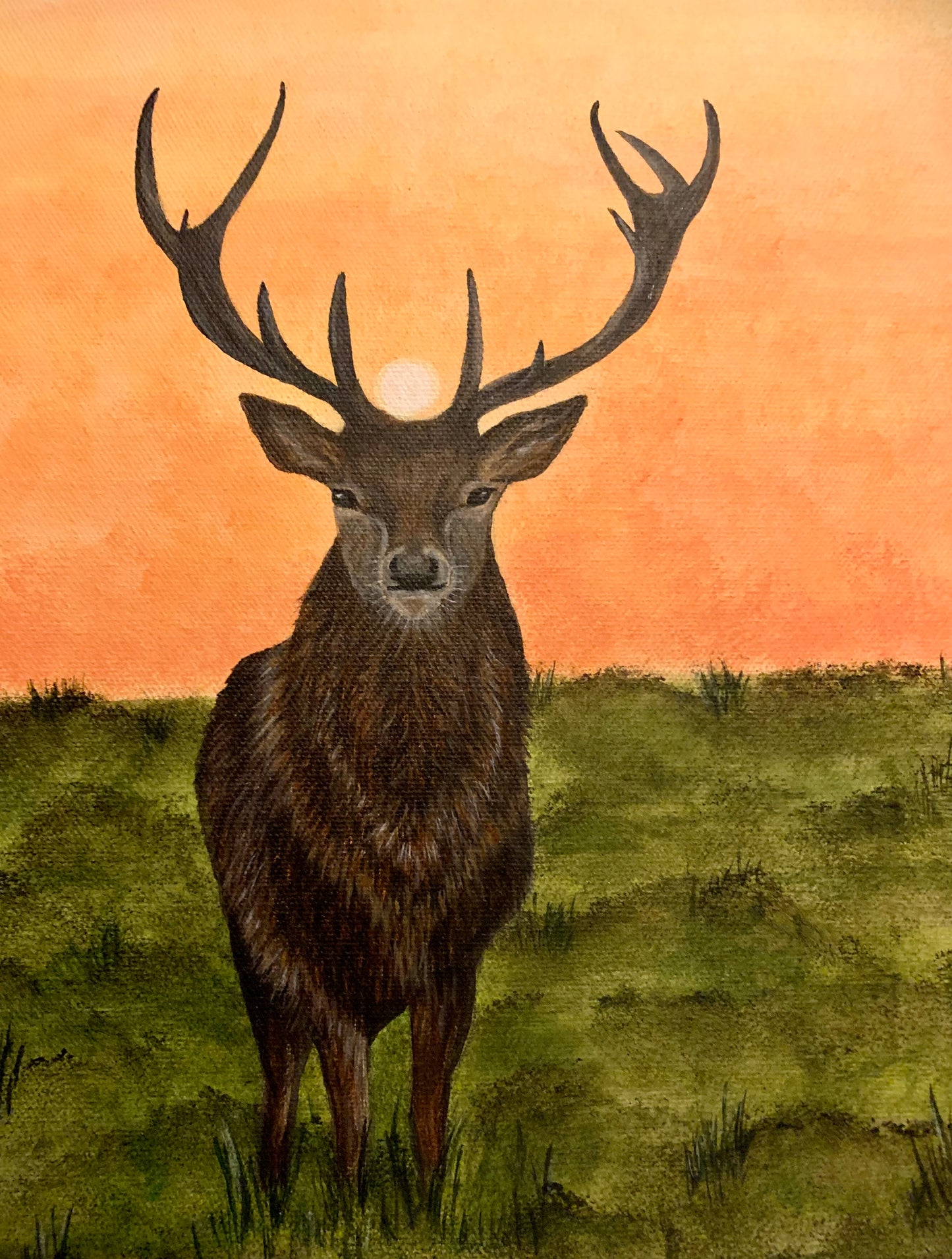 Power Animal connection and bespoke original painting on canvas