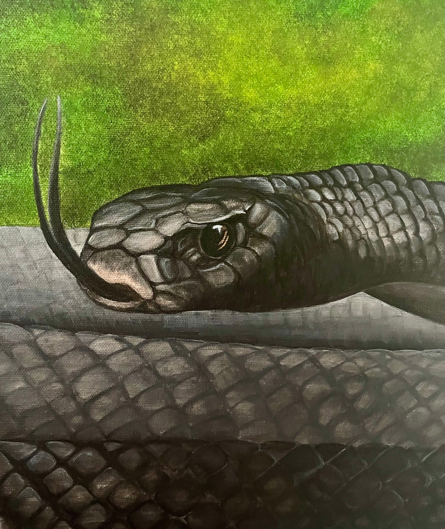 Power Animal connection and bespoke original painting on canvas