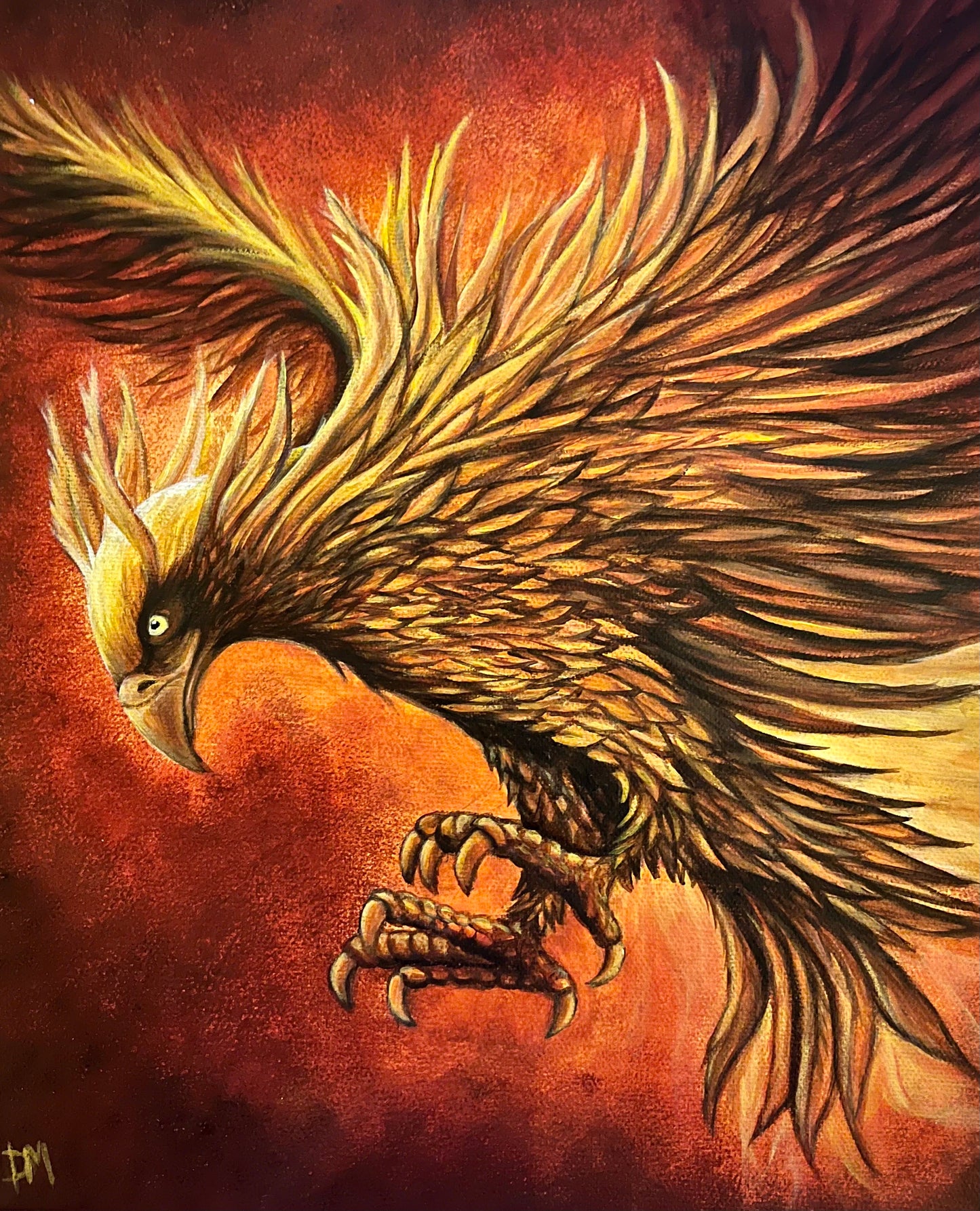 Power Animal connection and bespoke original painting on canvas